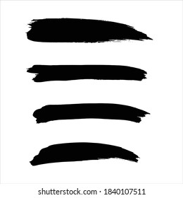 abstract black ink paint stroke background
