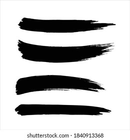 abstract black ink paint stroke background