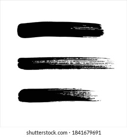 abstract black ink paint stroke background