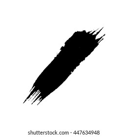 Abstract black ink smear background. Vector illustration. Grunge texture for cards and flyers design. A model for the creation of digital brushes