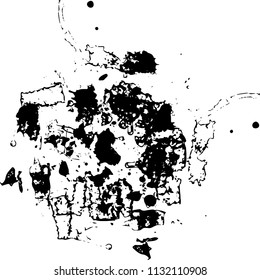 Abstract black Ink splash background, grunge vector design template - paint brush    
