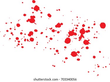 Abstract black Ink splash background, grunge vector design template - paint brush  
