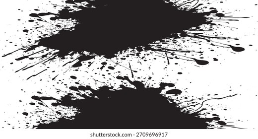 Abstrakter schwarzer Tintenplättchenhintergrund für kreatives Design, Kunstprojekte und Stockfotografiebestände heute