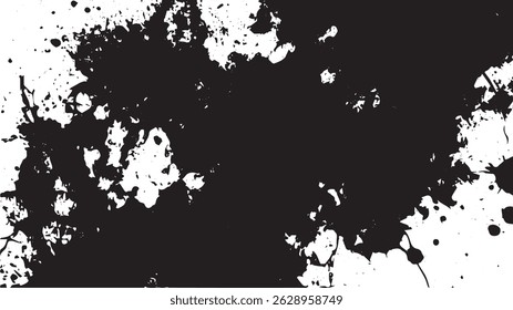 Textura de mancha de tinta preta abstrata, fundo de mancha de tinta grunge