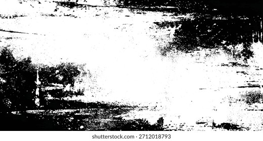 Abstractas textura de salpicadura de tinta negra sobre fondo blanco. Grunge superposición afligida para proyectos de diseño y artísticos.	