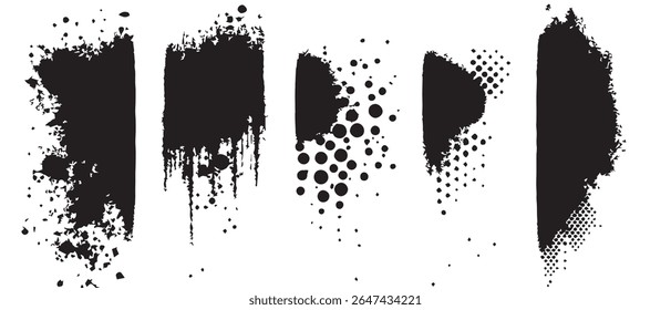 Abstract Black Ink Splatter Textures HighResolution Background Images.