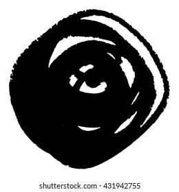Abstract black ink spot background. Vector illustration. Grunge texture for cards and flyers design. A model for the creation of digital brushes