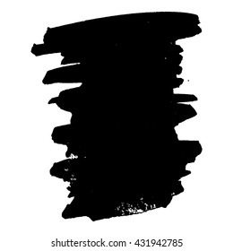 Abstract black ink spot background. Vector illustration. Grunge texture for cards and flyers design. A model for the creation of digital brushes
