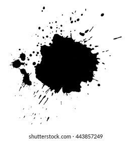 Abstract Black Ink Spot Background Vector Stock Vector (Royalty Free ...