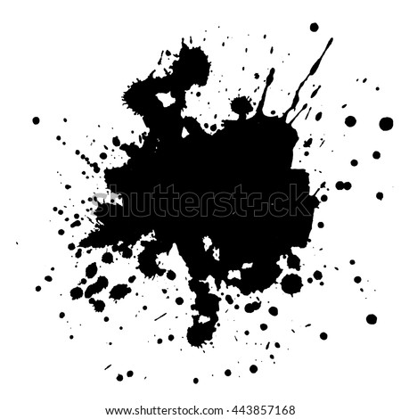 Download Abstract Black Ink Spot Background Vector Stock Vector (Royalty Free) 443857168 - Shutterstock