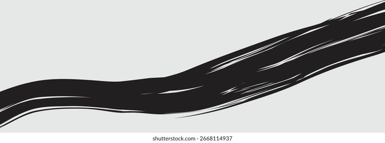 abstract black Ink Stroke Brushes 