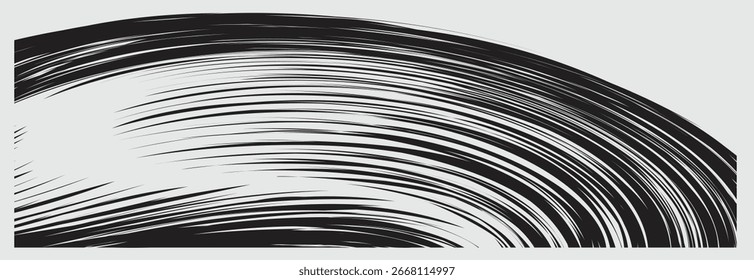 abstract black Ink Stroke Brushes 