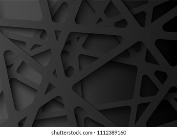 Abstract. Black line background ,Vector Illustration