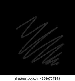 rabiscos de linha preta abstratos sem plano de fundo