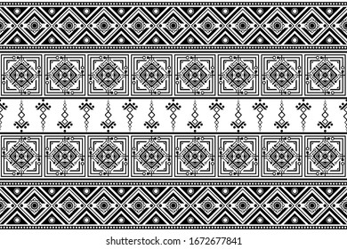 abstract black line  texture pattern on white background for textile