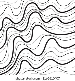 Abstract black lines background