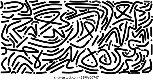 abstract black lines background, abstract line shapes