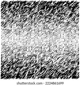Abstract black lines, halftone pattern background. Vector illustration.