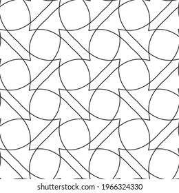 líneas negras abstractas en blanco. patrón minimalista vectorial geométrico sin costuras. elementos simples para colorear. diseño perfecto para decoración interior, impresión textil