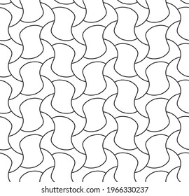 abstract black lines on white. minimalistic geometric vector hand-drawn seamless pattern. simple elements for coloring. perfect design for interior decoration, textile print