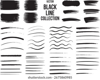 Abstract Black Lines on White Background Minimalist Design Element Backdrop