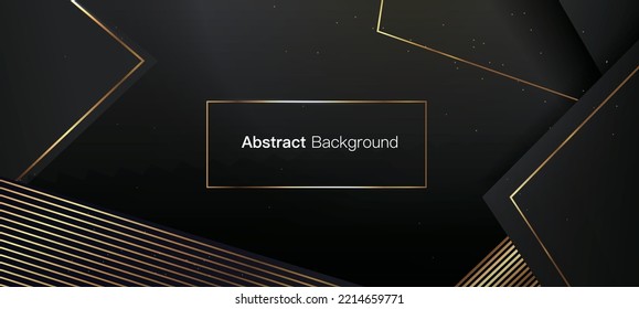 Abstract black luxury background vector Illustration