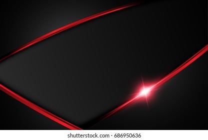 abstract black metallic frame sports concept background template