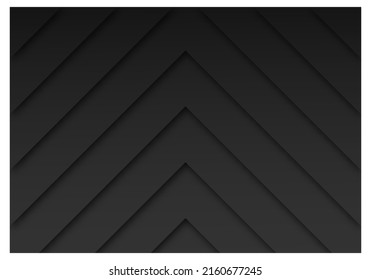 Abstract Black Metallic Tech Fold Shadow Layout Modern Template Background