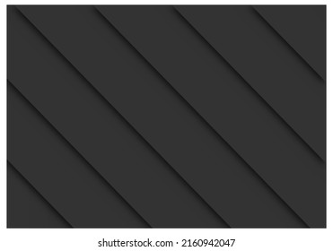 Abstract Black Metallic Tech Fold Shadow Layout Modern Template Background