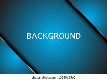 Abstract black metallic tect innovation corporate concept background . - vector template dark illustration emblem
