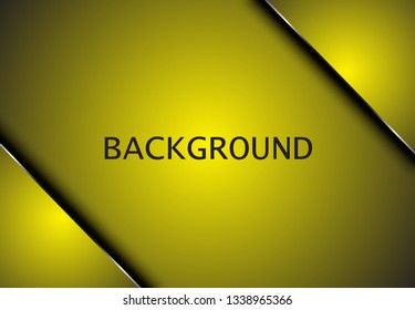 Abstract black metallic tect innovation corporate concept background . - vector template dark illustration emblem
