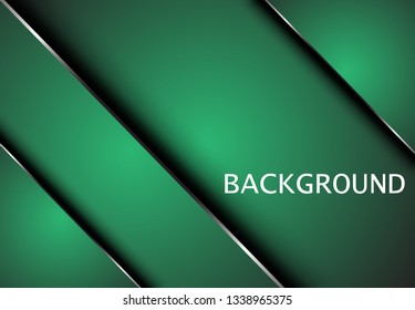 Abstract black metallic tect innovation corporate concept background . - vector template dark illustration emblem
