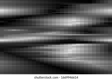 Abstract black minimalistic background. Rectangle shapes mosaic wallpaper.  Monochrome geometric background. Speed texture.