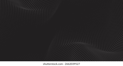 Abstrato preto moderno design de fundo. Padrão de linha ondulada moderno em cores monocromáticas simples abstrato