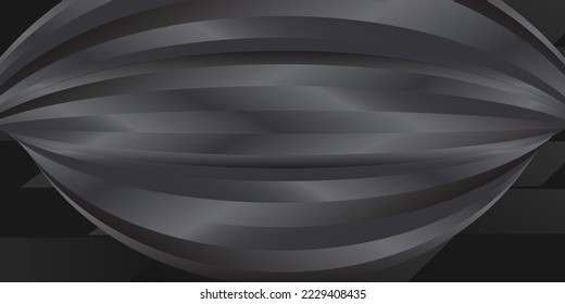 Resumen negro moderno decorativo elegante de fondo de onda vector