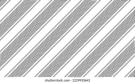 Abstrakter schwarzer, einfarbiger Streifen, strukturierter Hintergrund. Kreative schwarze Linien Muster Design Element für Retro- und Grafikeffekte.