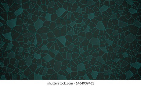 Abstract black mosaic background. Lace mesh of geometric elements. Diamonds, squares and polyhedra. Minimalistic lines and shapes. Template for design projects.