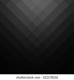 Abstract black mosaic background - Vector