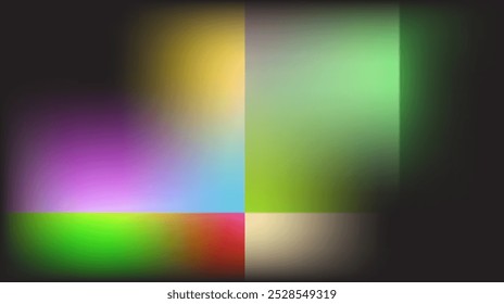 Abstract black and multicolor gradient background design horizontal texture. It is customizable file.