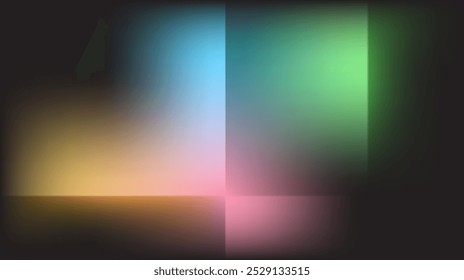 Abstract Black multicolor gradient seamless background, design horizontal texture. It is a customizable file.