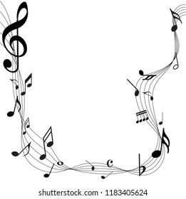 Music Notes Vector Designs Stock Vector (Royalty Free) 1096599446 ...