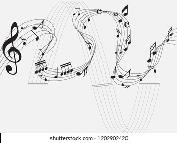 Music Note Stock Vector (Royalty Free) 692830189