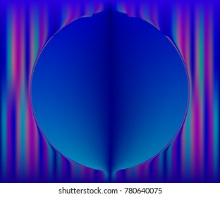 Abstract black neon background with vertical pink, purple stripes