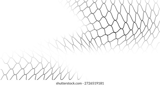 Abstract black nets with mesh texture for fishing nets background.