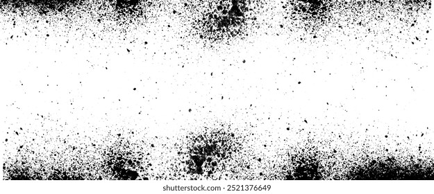 abstract black on white grunge splatter background design	