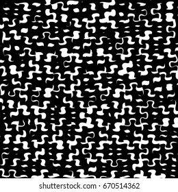 Abstract black on white pattern