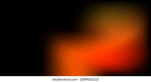 Abstract black and orange background with a dark, modern design. Perfect banner for product advertising with text space. Vector illustration.