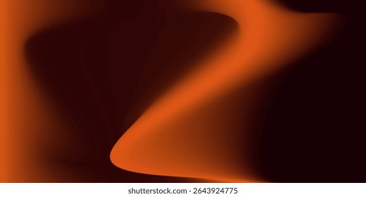 Abstract black and orange background. Abstract dark background. Banner for advertise product on website. Space for text. Vector illustration.