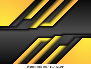 Abstract black and orange corporate tech background. Vector modern design