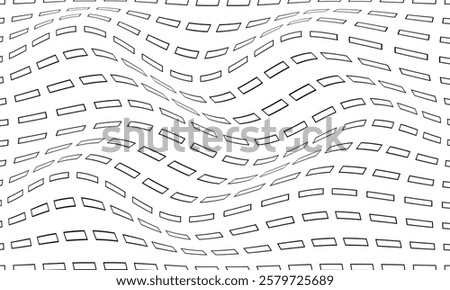 abstract black outline minus wave pattern suitable for background.